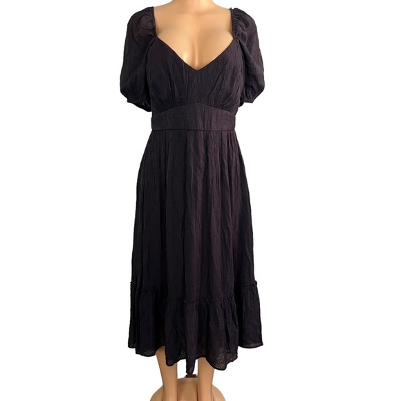 Lulus Beautiful MIDI dress in Dark Blue - Picture 2 of 11